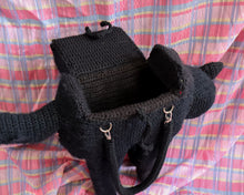 Load image into Gallery viewer, Black Cat Bag
