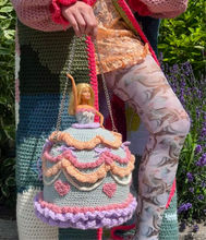 Load image into Gallery viewer, Blue Barbie Cake Bag
