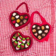 Load image into Gallery viewer, Chocolate Heart Bag Crochet Pattern
