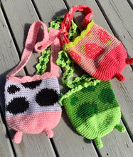 Load image into Gallery viewer, Cow Bag Crochet Pattern
